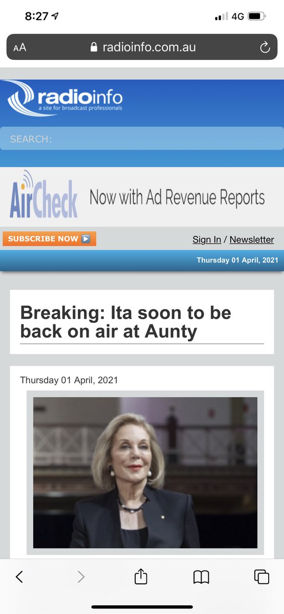 Angela Bishop OAM tweet media