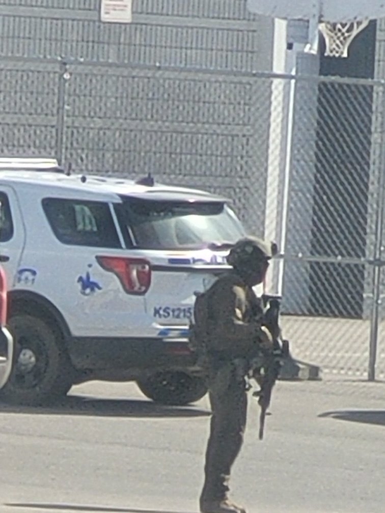 crazy shit in north kamloops right now. schools on lockdown and police are everywhere.