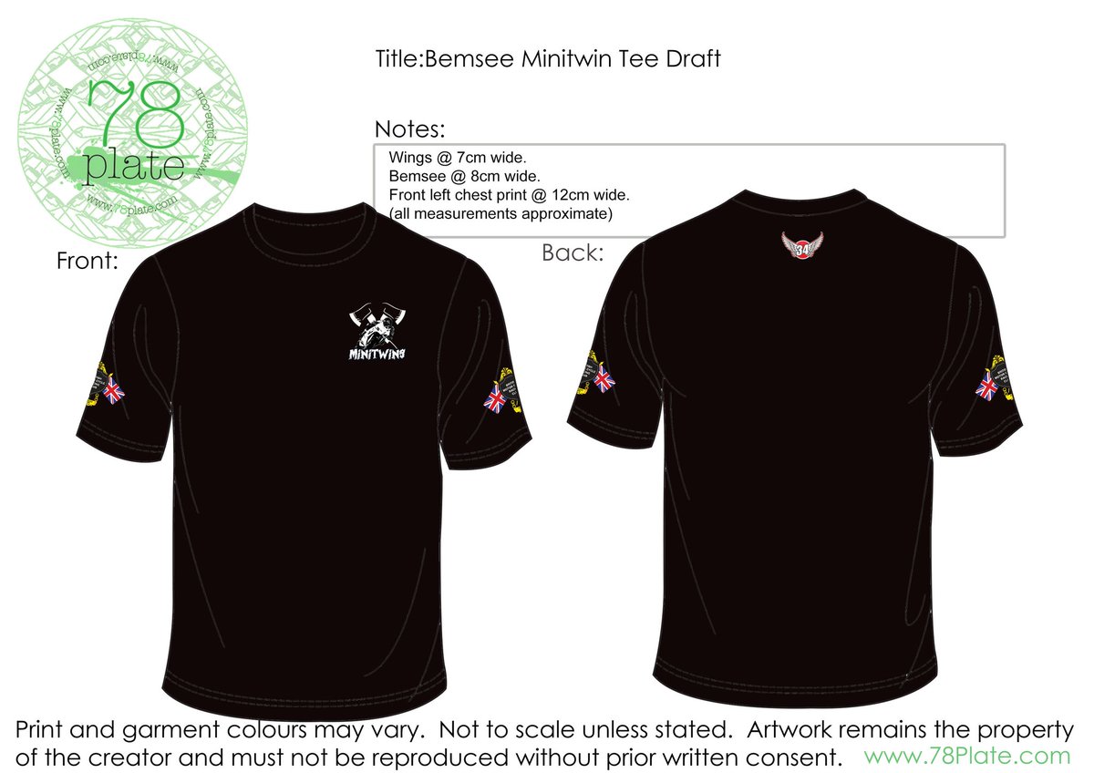 If any of my followers have an interest or connection to the Minitwin class, I am getting t-shirts made that will also benefit the @BemseeOfficial BEN Fund. £15 a shirt, £5 of which goes to the charity. Postage £2.50 on top. Please DM me for details.