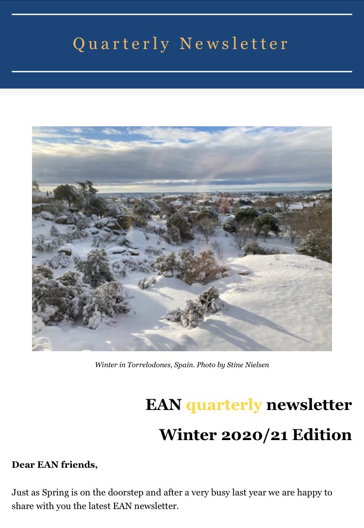 EANBoard's tweet photo. The new EAN Newsletter is on our website: https://t.co/3KTWgkI1kt
Hope you like it. Have a great Easter break 🐣 #EPIET #EUPHEM #FETP #EPIETalumni https://t.co/OP9RZjByqz