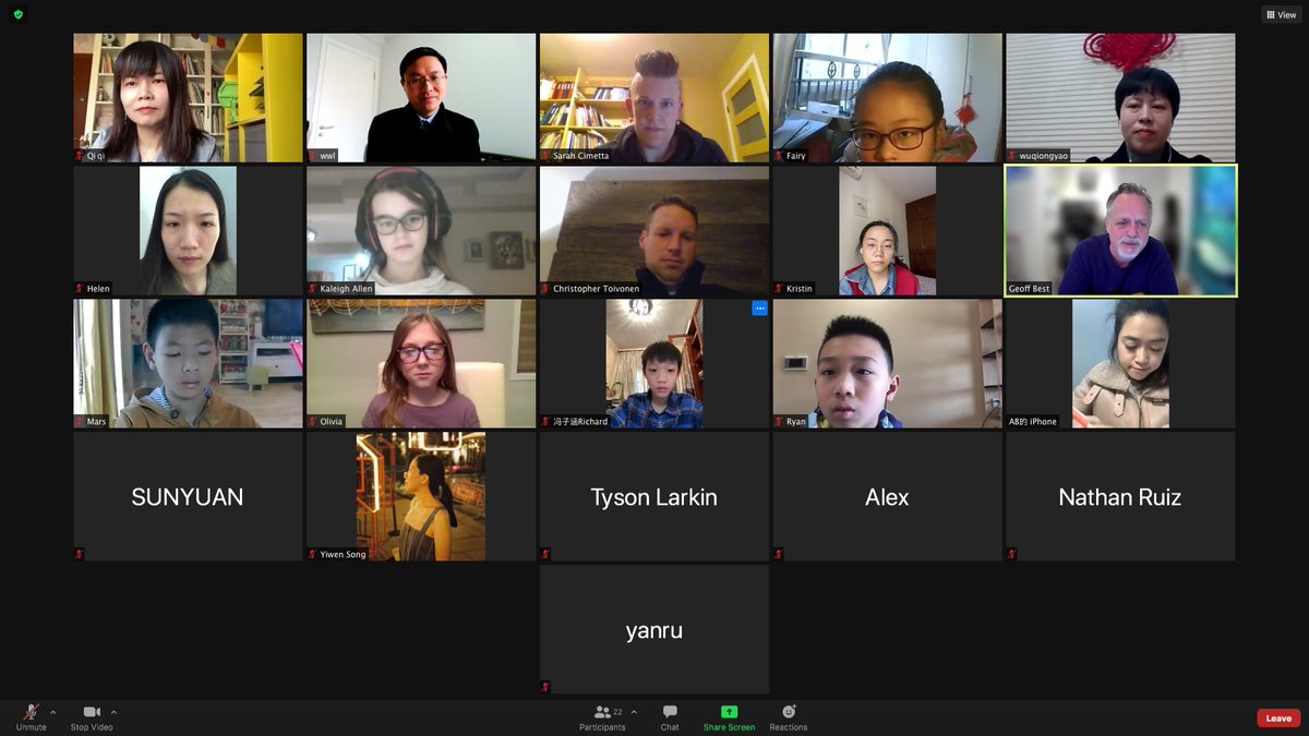 OCDSBISP's tweet photo. Students from @CastorValleyES @PPARocdsb @newhalfmoonbay connecting with friends in schools from China. @OCDSB @capsiacepi @OASDI_AOCSI #studyottawa https://t.co/jVuz3NRjUT