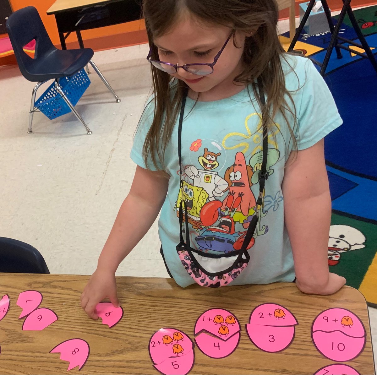 MrsMickan's tweet photo. It’s bunny time which means Easter themed stations. #LTXinspires @LampasasTCE @LampasasISD https://t.co/v1v7vgmyEU