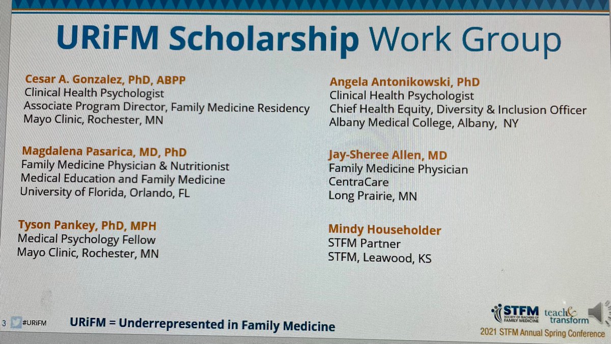Cesar A. Gonzalez, PhD, MSCP, ABPP (@drcesargonzalez) on Twitter photo Are you underrepresented in family medicine and interested in building research skills!?! Reduce tour research anxiety! Join our upcoming presentation <a href="/STFM_FM/">STFM</a> conference! #URiFM #STFM2021 <a href="/drjaysheree/">Jay-Sheree Allen Akambase, MD</a> <a href="/DrTysonPankey/">Tyson Pankey, PhD, MPH</a> <a href="/AAntonikowski/">Angela Antonikowski PhD MA</a> #FMRevolution <a href="/AAFPFoundation/">AAFP Foundation</a> Are you underrepresented in family medicine and interested in building research skills!?! Reduce tour research anxiety! Join our upcoming presentation <a href="/STFM_FM/">STFM</a> conference! #URiFM #STFM2021 <a href="/drjaysheree/">Jay-Sheree Allen Akambase, MD</a> <a href="/DrTysonPankey/">Tyson Pankey, PhD, MPH</a> <a href="/AAntonikowski/">Angela Antonikowski PhD MA</a> #FMRevolution <a href="/AAFPFoundation/">AAFP Foundation</a>