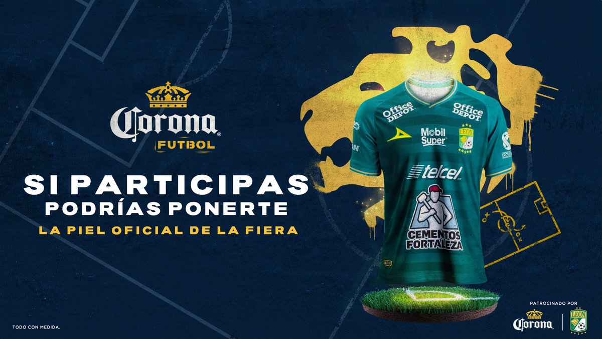 Corona_Futbol's tweet photo. Llévate la playera de @clubleonfc 👕🦁
—RT y FAV a este tweet
—  ¡Escribe todas las veces que puedas #NoticierosModelo! Una por tuit. Puedes enumerarlas y llevarte el jersey.🦁💚

T&amp;C: https://t.co/rPLo8u5xbU https://t.co/l6B1oHv4SY