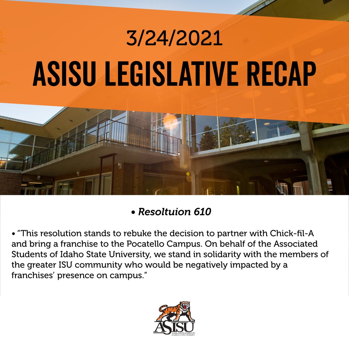 ASISU (Student Body) tweet media