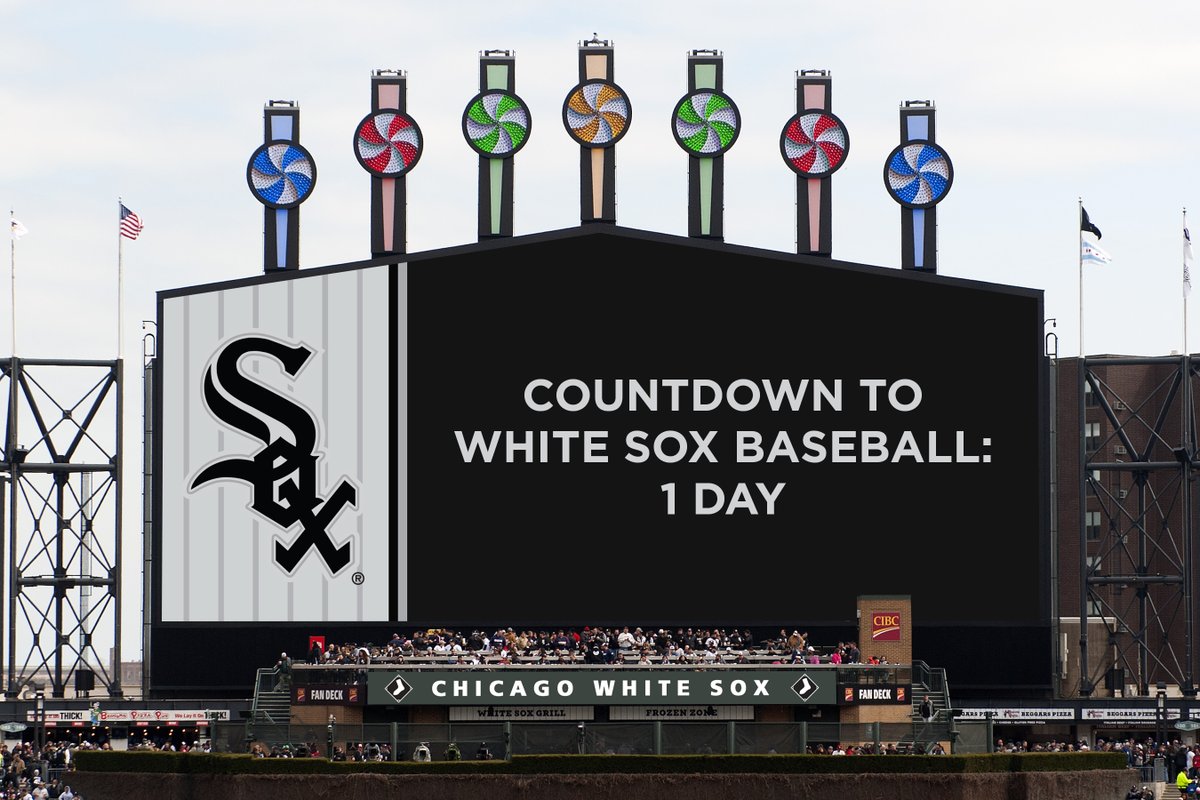 soxcharities's tweet photo. Baseball starts TOMORROW! Order a #WhiteSox scoreboard message TODAY at https://t.co/OTELTcPmEV 😎⚾️🙌 https://t.co/6gntSbKWrD
