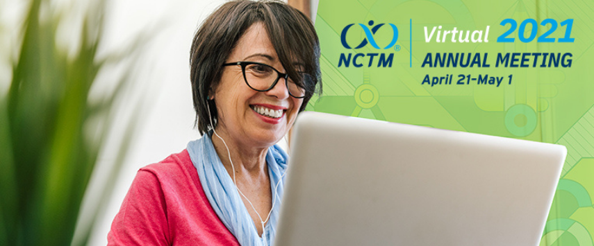 NCTM's tweet photo. Register for #NCTMAnnual by Apr. 16 for a chance to win one of three professional development packages that include free registration to #NCTMAnnual, and the upcoming in-person 2021 NCTM Annual Meeting &amp; Exposition in Atlanta! 

Register here:  https://t.co/t0vJN9v2X6 https://t.co/XumGpLfqdb
