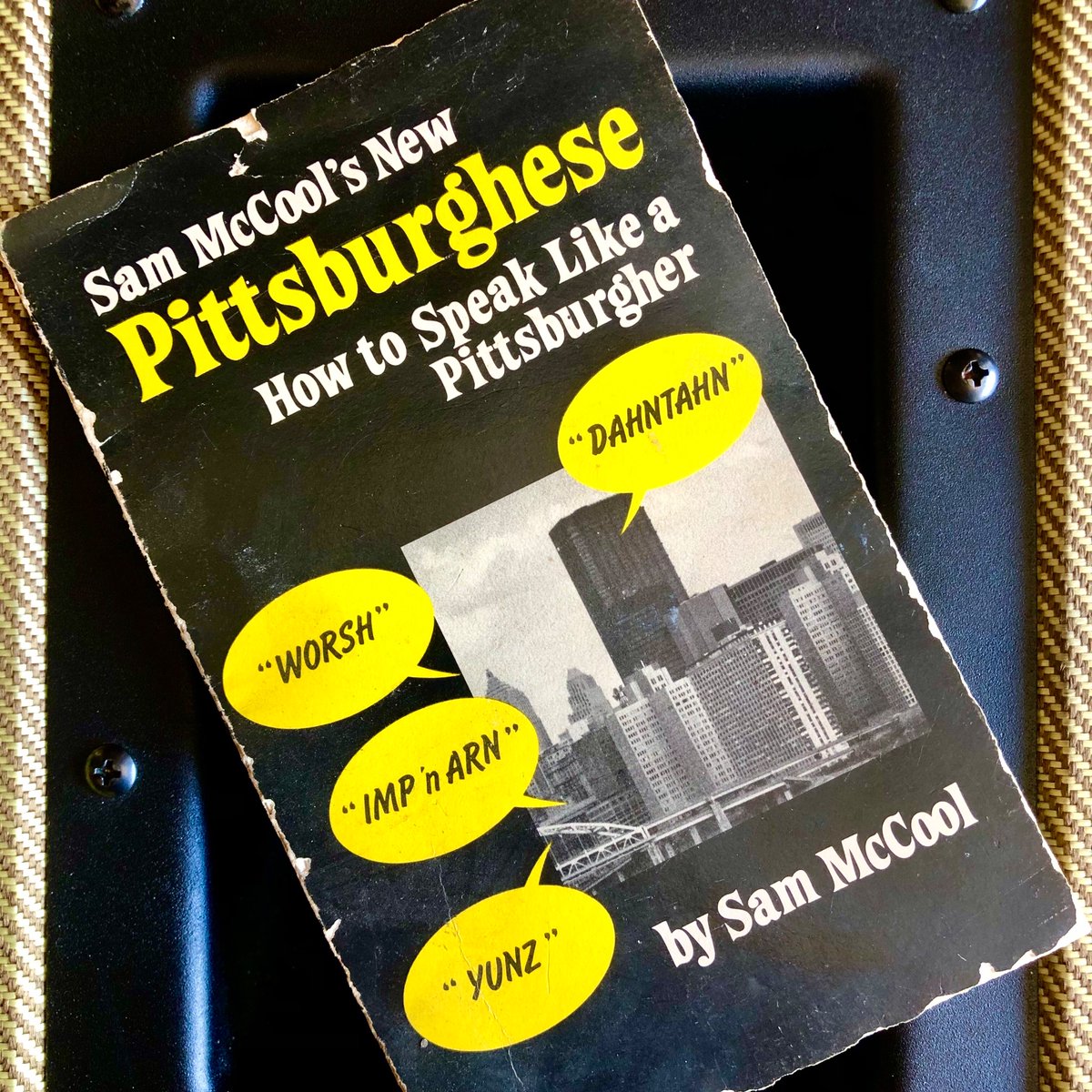 sjbass's tweet photo. Found this old gift from my dad - I figure if @LeviFetterman is gonna go to office when @JohnFetterman becomes #PASenator, heโs gonna need to understand some Pittsburghese... also maybe #Soulmate can understand when John asks, โJeetjet???โ https://t.co/ftjkjyrOqk