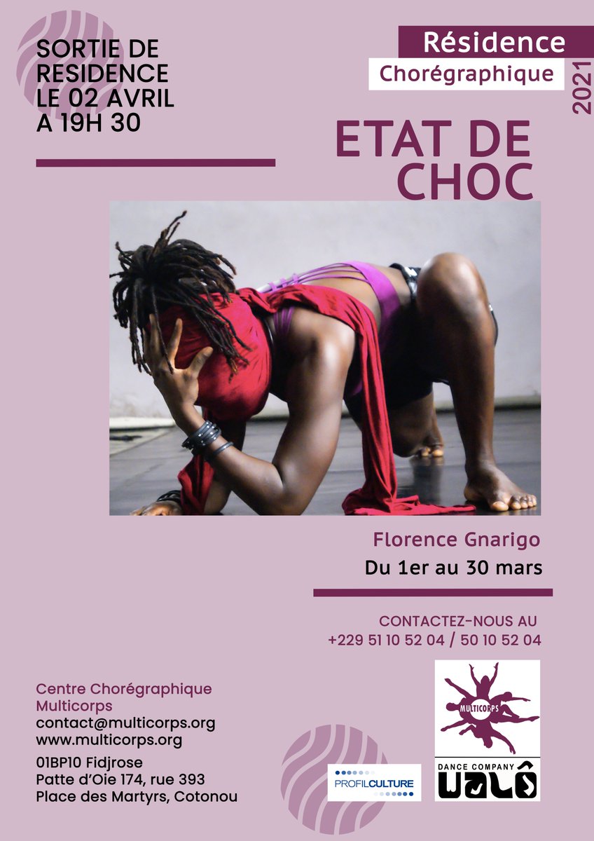CC_Multicorps's tweet image. "État de choc" est une recherche chorégraphique qui prend sa source dans le vécu de la danseuse.
La découverte inattendue, brutale  d'un corps mort l'a renvoie à son passé obscur. Elle s'interroge alors sur la relation entre le corps et l'esprit. Le 2 avril à 19h 30 à #Multicorps