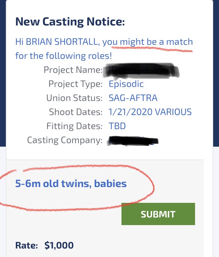 I’m going to submit because you just never know