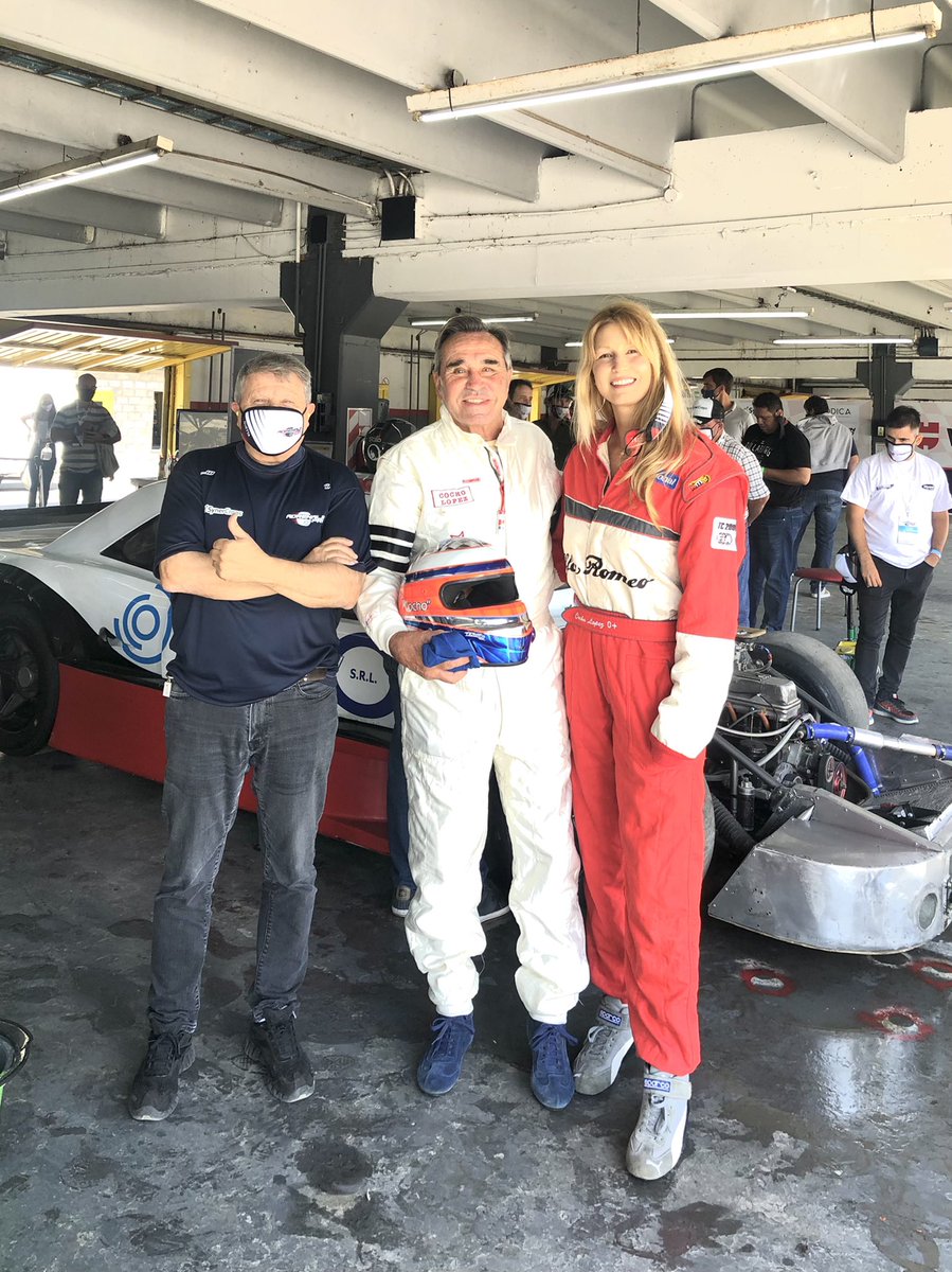 LopezCocho's tweet photo. @actcargentina @Campeonesnet @RondinaMarcelo @luiscalivp Hoy volví después de muchos años a conducir un TC y poder llevar de copiloto a mi esposa Veronica, gracias al @tanosalerno y a todo el #Team @ExperienciaTC @AutodromoBA #SynerCrops @AlfaRomeoArg https://t.co/FzR4GEUTqd