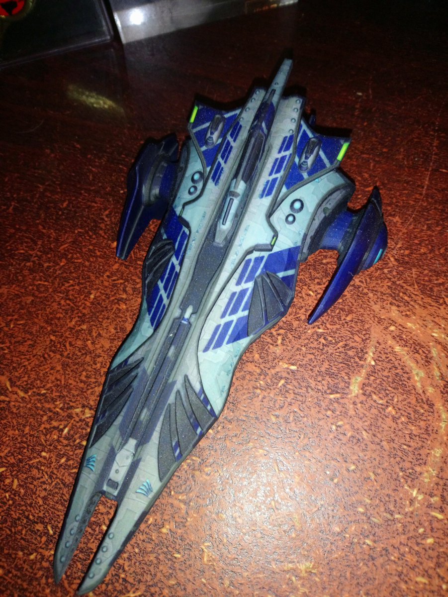 Sutherland1P's tweet photo. The A.R.V. Athena arrived today!
#StarTrekOnline #GamePrint
Thanks again @yggdraheim99 for uploading the Voth ship! :) https://t.co/DvkwpCiLEu