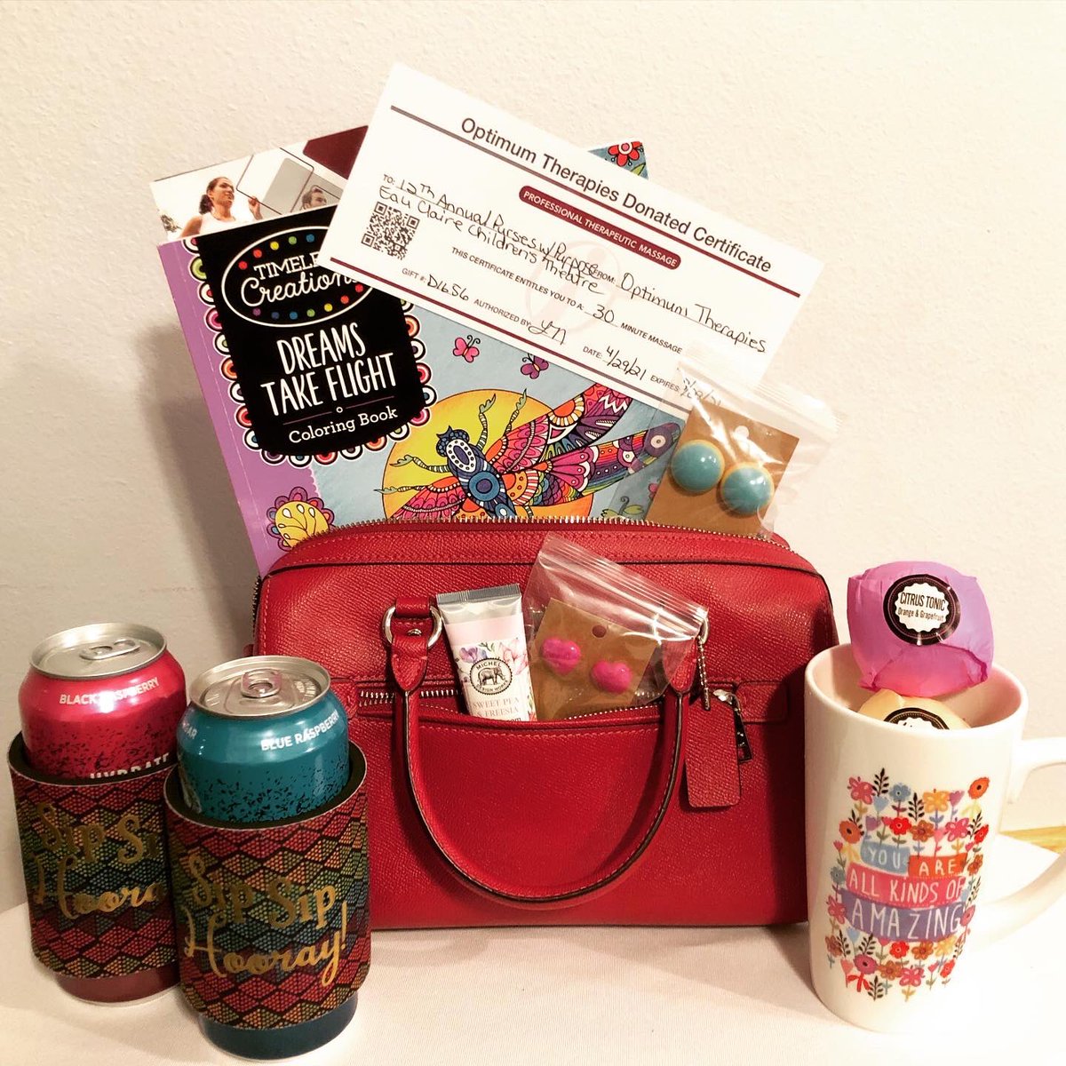TheatreECCT's tweet photo. Our 12th annual Purses with Purpose Fundraiser is coming up on Thursday, April 29. If you are planning to attend, log on to https://t.co/TlnxvKvyh9 right now & get your tickets, because we only have 1 table left! #ECCT32 #FUNdraiser #PurseAuction https://t.co/vbj3DDteph