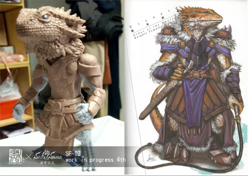 TuHsun0616's tweet photo. @scifasaurus 聯合企劃第二作
進度part.4
來公布前一回的答案吧!
這次製作的角色是《海穹英雌傳》第二卷登場的「鐵拉琵雅」
接下來要開始逐漸加上更多細節了唷,敬請期待!
>>>下回待續>>>
#SF02
#聯合企劃
#海穹文化
#HsunCraftStudio https://t.co/sLFqMPydnd
