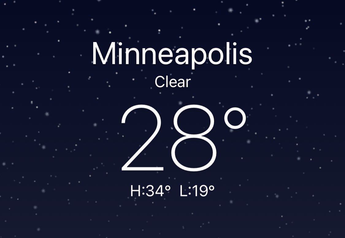 me: *buys a bunch of new spring clothes/dresses*
minnesota weather: https://t.co/zlGTYwdPio