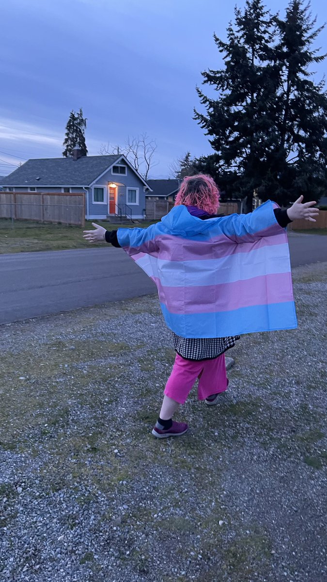 #TransDayOfVisibility? How about a TRANS PRIDE FLAG SUPERHERO CAPE? (:
