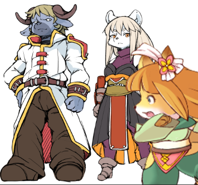 wrabbit_hutch's tweet photo. 🦊<謎の新キャラ…!?
うわぁどエラい怖そうなけものたちや…!こいつらがどうストーリーに絡んでくるんやろか…。ケンカは堪忍やでー!!
#FuFoFa https://t.co/X8F1U1qiBx