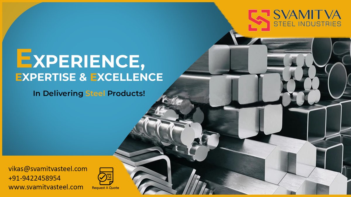 svamitvasteel's tweet image. We supply stainless steel bars with a high quality that suits the customer specification and requirements.
ow.ly/RdDC50EbXb6
#SSBars #steelbars