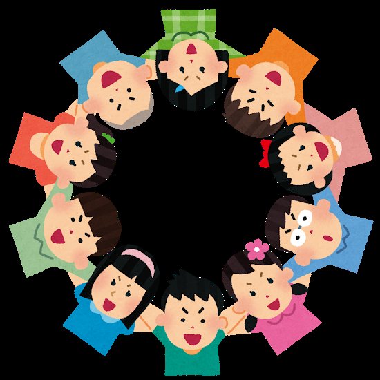 円陣のtwitterイラスト検索結果