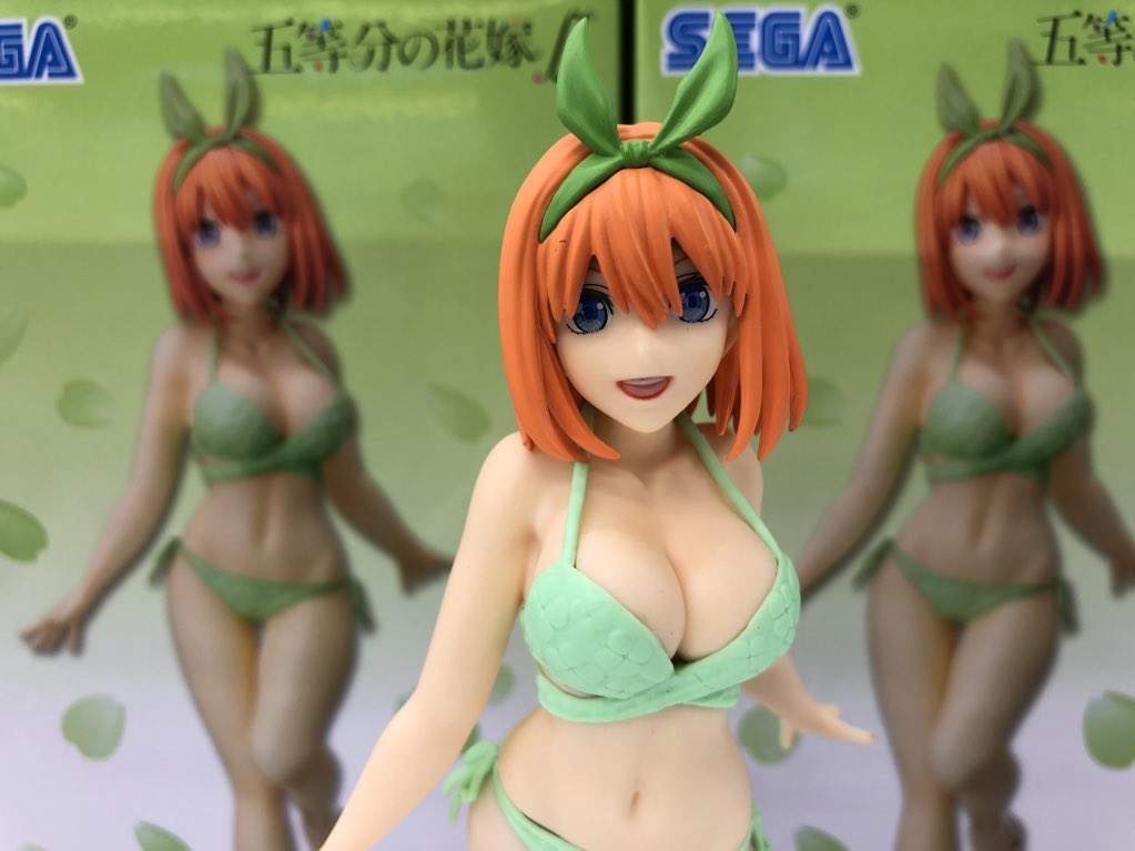 秋 葉 原 Hey アレスタ物販7 15 Sur Twitter プライズ 新入荷 五等分の花嫁 プレミアムフィギュア 中野四葉 五等分 の花嫁から四葉フィギュア入荷です よつばのマークの水着となっておりますよ Hey2階に登場です 秋葉原hey 五等分の花嫁 四葉