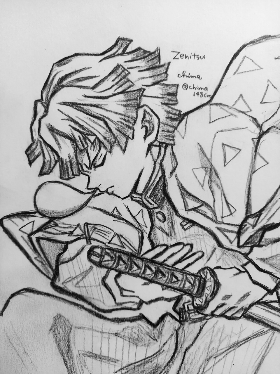 ちま 善逸くんの鼻ちょうちんがツボりました めちゃかっこいいのに 鬼滅の刃イラスト 我妻善逸 T Co Efevnpdrjx Twitter