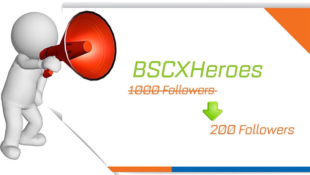 As a technical partner of <a href="/launchzoneann/">LaunchZone (LZ.finance)</a> and service provider, we have considered <a href="/launchzoneann/">LaunchZone (LZ.finance)</a> requests and decided to lower the bar for participants of the #BSCXHeroes Program. Those who have a Twitter account with a minimum of 200 followers can participate in the Program!