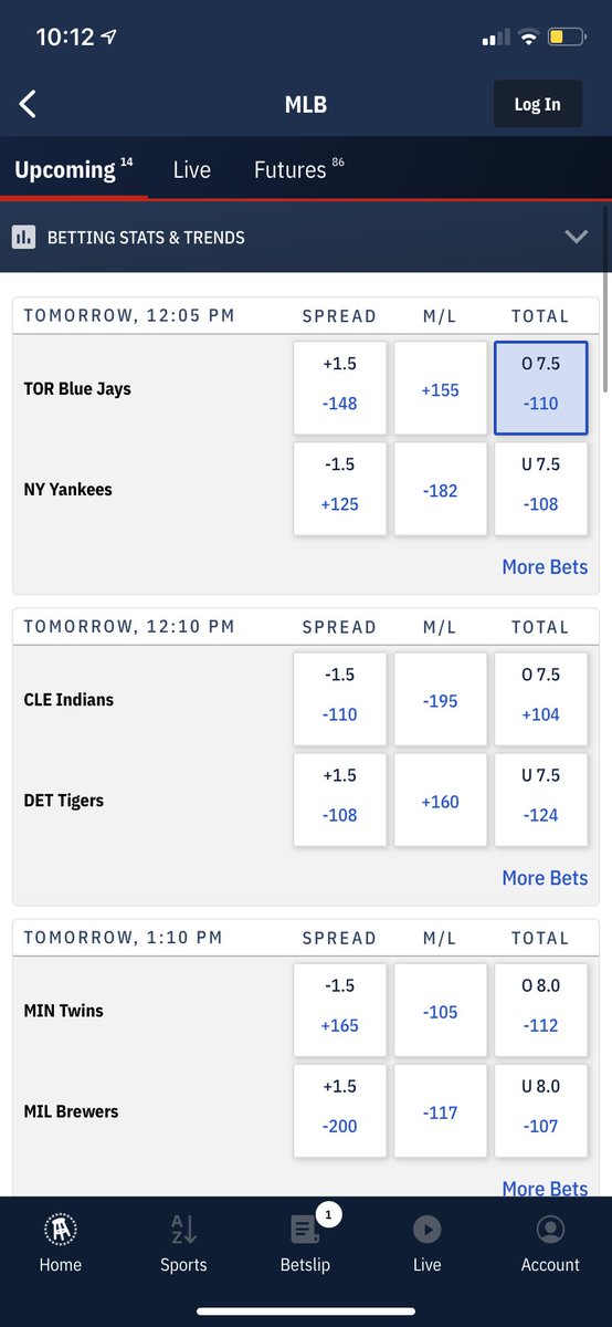 LocksMatts's tweet image. Lock of the day for MLB opening day is over 7.5 runs in the Blue Jays Yankees game -110 odds