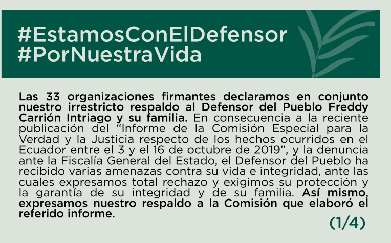 Aira87335508's tweet photo. Una vez más, las élites políticas y económicas intentan imponerse por sobre el pueblo. ¡Protección al Defensor del Pueblo! ¡Verdad, justicia y reparación para las víctimas de #Octubre2019! #NoALaImpunidad #EstamosConElDefensor #PorNuestraVida 💪 https://t.co/OPhJUjnSQU