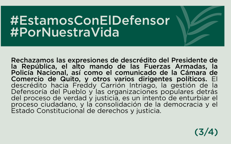 Aira87335508's tweet photo. Una vez más, las élites políticas y económicas intentan imponerse por sobre el pueblo. ¡Protección al Defensor del Pueblo! ¡Verdad, justicia y reparación para las víctimas de #Octubre2019! #NoALaImpunidad #EstamosConElDefensor #PorNuestraVida 💪 https://t.co/OPhJUjnSQU