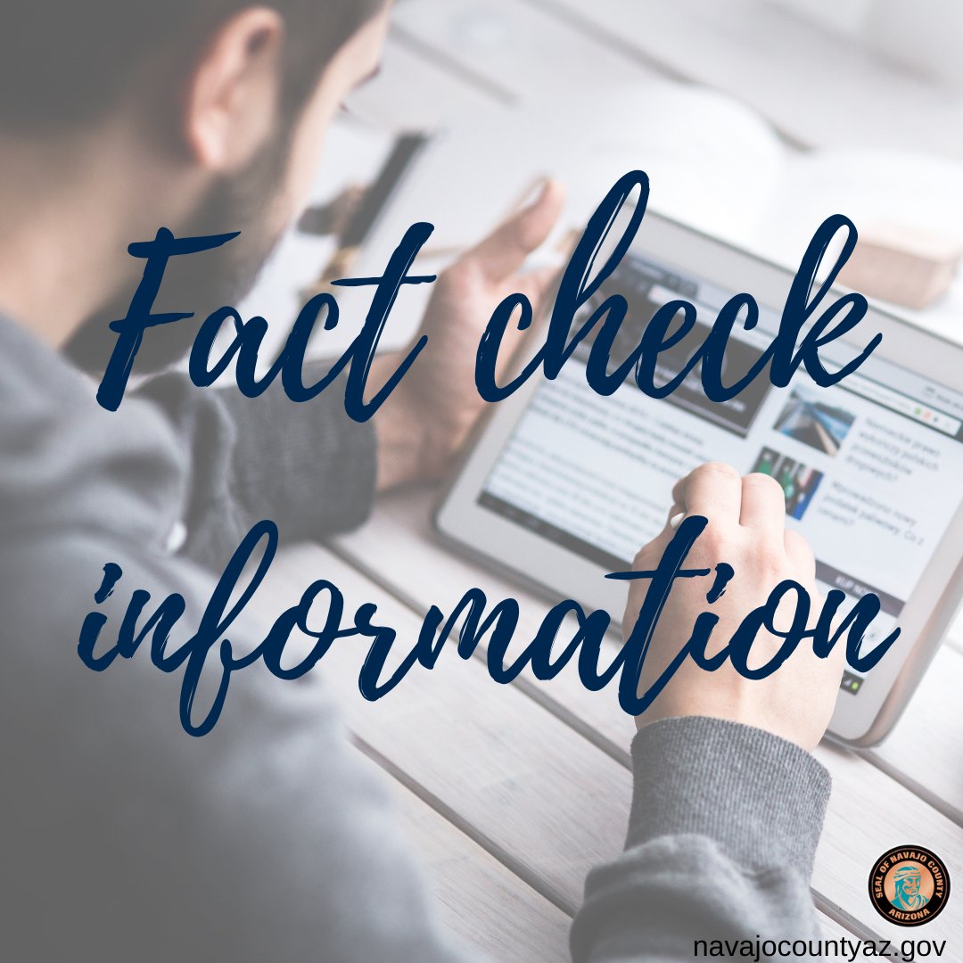 NavajoCountyAZ's tweet photo. After a year like 2020, let's make April 1st #nofoolsday by ✅ Only sharing vetted information from trusted sources ✅ Cross checking information ✅ Ensuring news isn't fake or outdated. https://t.co/bonDu27h1t