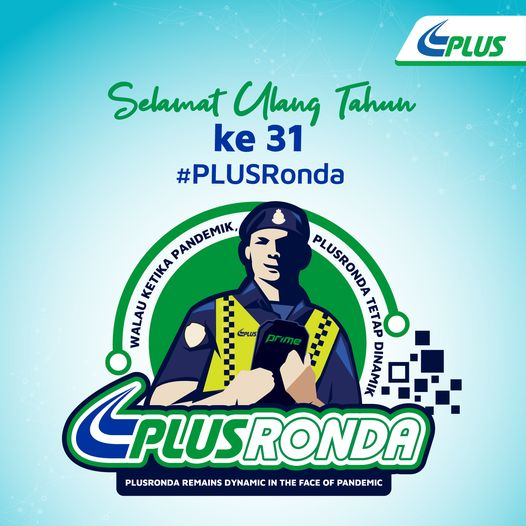 plus2u's tweet photo. "Walau Ketika Pandemik, PLUSRonda Tetap Dinamik"
PLUS Malaysia ingin mengucapkan Selamat Ulang Tahun ke-31 #PLUSRonda kami! Andalah HERO kami yang tidak didendangkan. Semoga terus cekal dan hebat dalam memberi khidmat bakti kepada semua pelanggan lebuh raya PLUS.
#PR31 https://t.co/gqLwH1JfFL