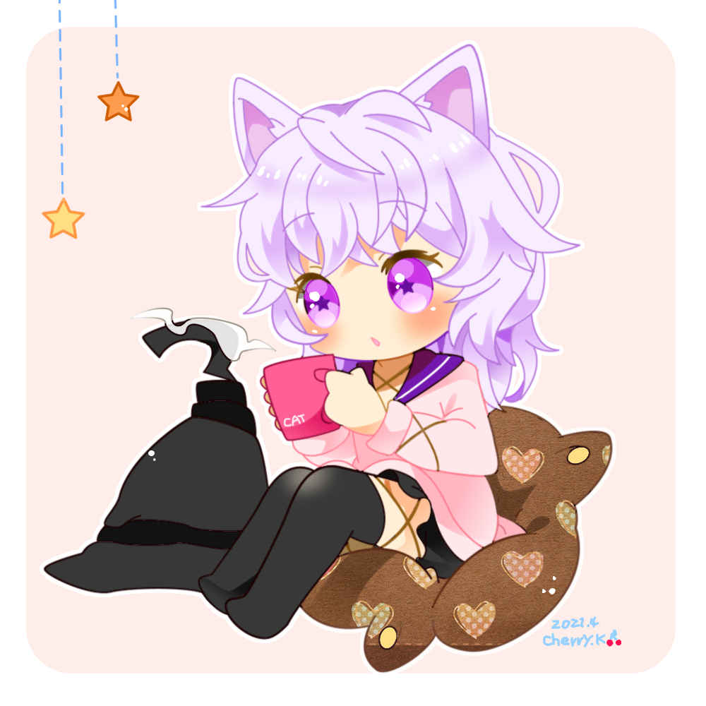 楠チェリー Booth Commission 翠にゃんは きっと猫舌 妄想 ブラック ブレット