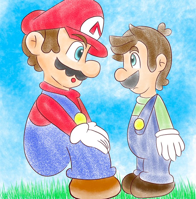 ルイージのtwitterイラスト検索結果