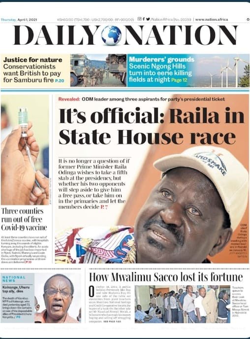 ckositany's tweet photo. This is good news,Raila will be in the race for the presidency.
Whoever doubted this is ignorant in 🇰🇪 politics.
Now the cerelac coalition should name their’s next week,if there nany allows.
@OleItumbi @edwinsifuna @David_Murathe_ https://t.co/zE3kb0nlS8