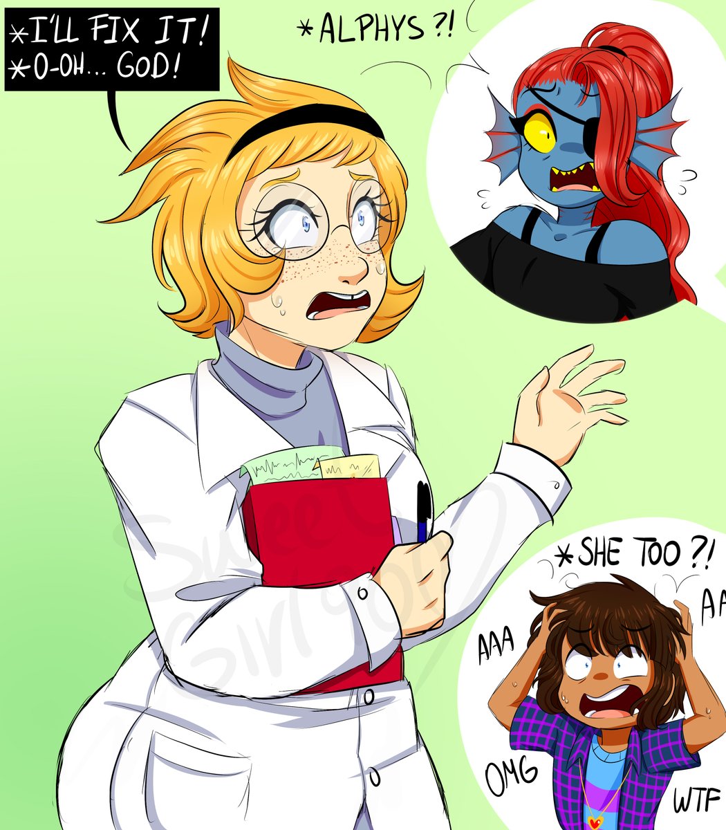 Sweet_Alyssum90's tweet photo. Human Alphys???

#undertale #alphys #undyne #frisk #humanalphys https://t.co/UdXmQLytWc