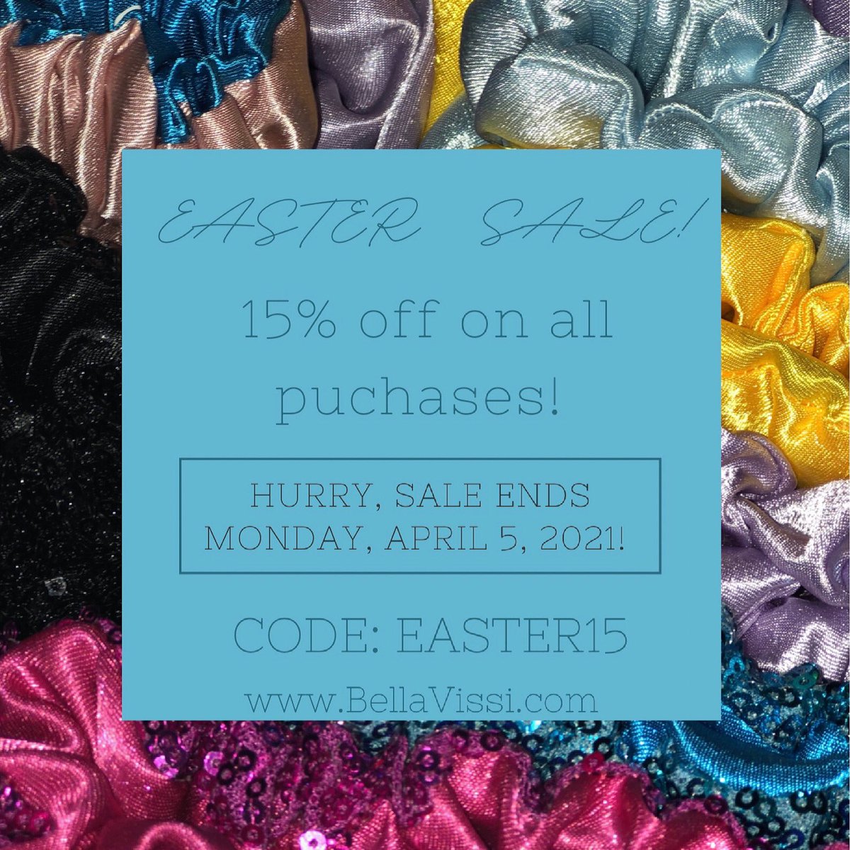 Happy Easter!
Here’s our first sale💙
Use code “EASTER15” for 15% off your next purchase🎉