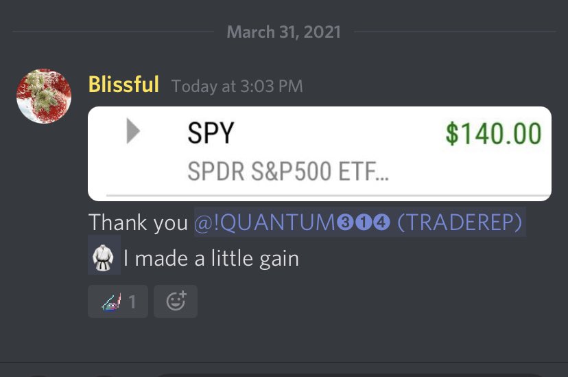 Members Learning and making money is what we are here for.  Nice job Bliss $SPY