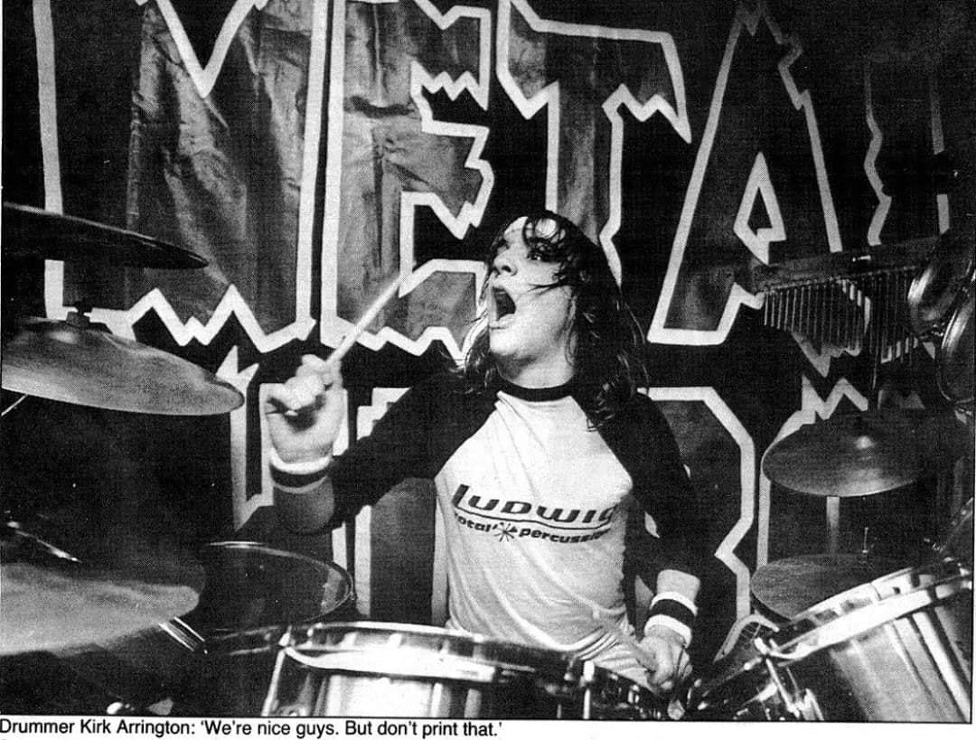 metalchurchis1's tweet photo. #MetalChurch #WaybackWednesday #KirkArrington #kickassdrummer #backintheday #memories #soyoung #drums #magazinearticle #Goodtimes https://t.co/dnlAVPQCch