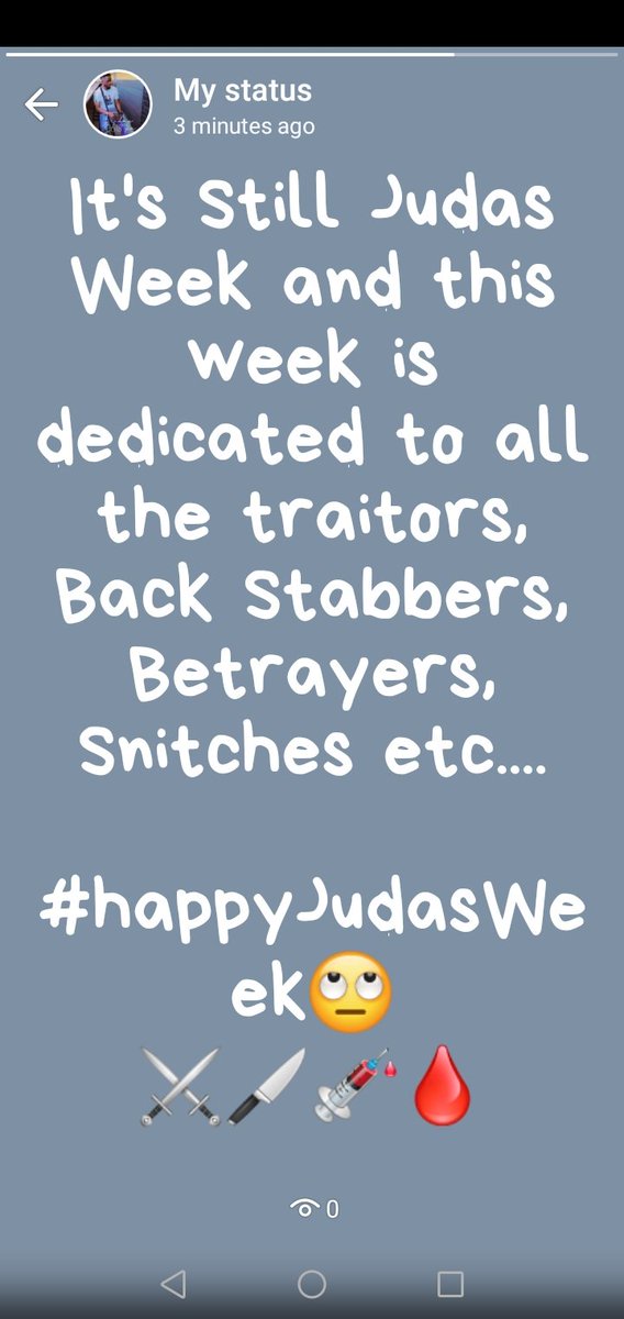 kool_dweezy's tweet photo. Happy Judas Week.... https://t.co/Rfa6KWzhNs