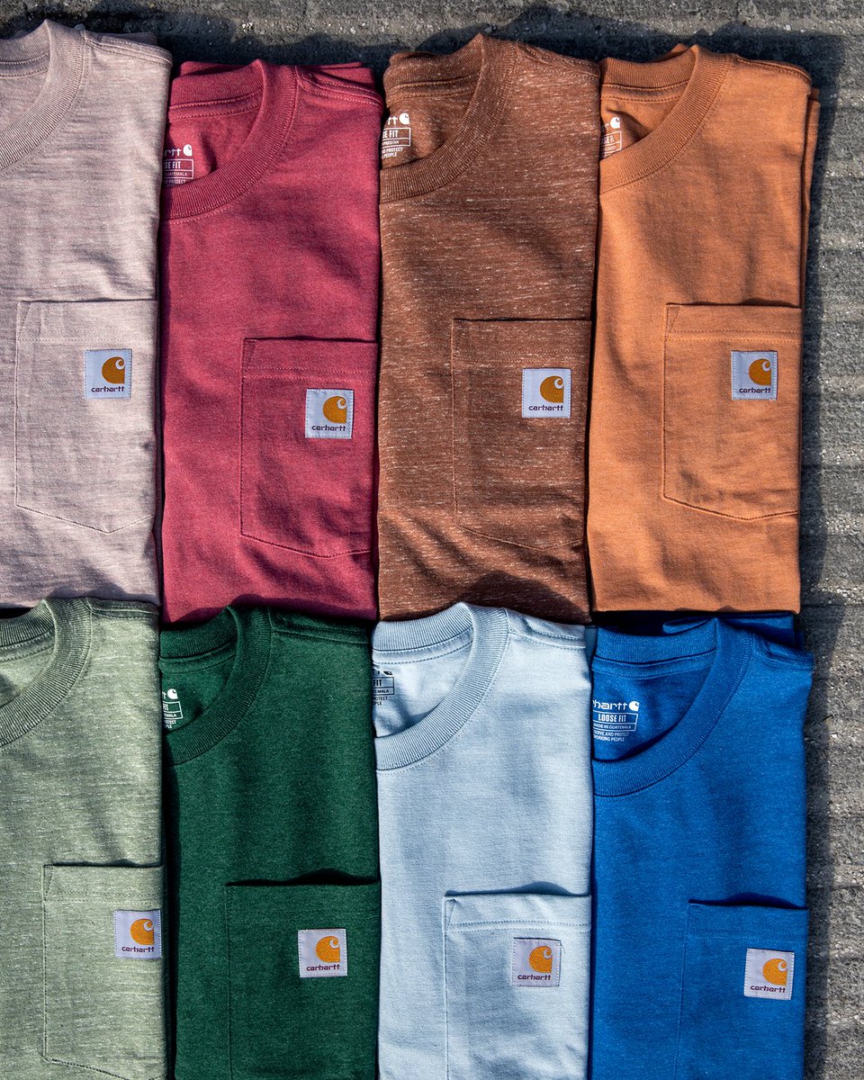 Built out of respect for your hard-earned dollar, our #mostpopular #Carhartt pocket t-shirt is now 25% off for a limited time: bit.ly/31CfD6Y