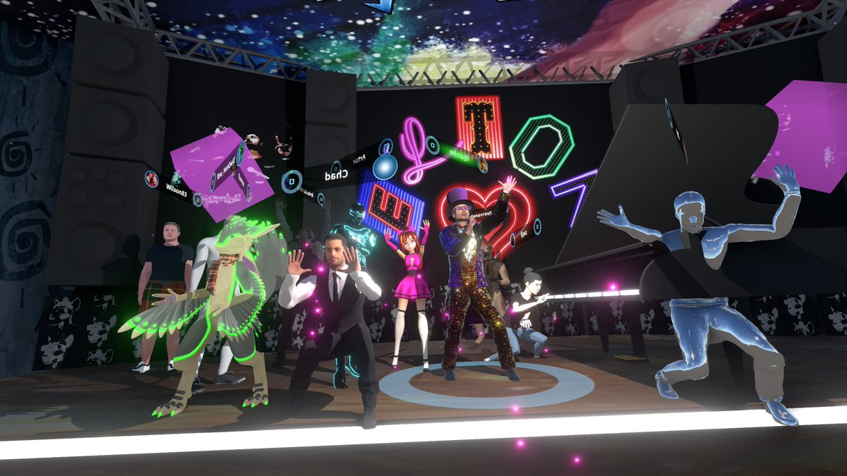 ASychov's tweet photo. Dear @SomniumSpace you truly inspire and amaze me every day. Today was one of the most incredible live concerts I have ever attended in #VirtualReality. Thank you all for coming and @DjembeDragonfi1 for an amazing live performance! P.S.: Look at this INCREDIBLE suit! Wow... 🔥🥽 https://t.co/5SQWBvGofE