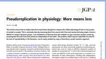 Eisner has written a great review/editorial about psuedoreplication, pointing out that triplicate values from triplicate animals is not the same as n=9. The solution is to run analyses that take into account nesting.
rupress.org/jgp/article-pd…