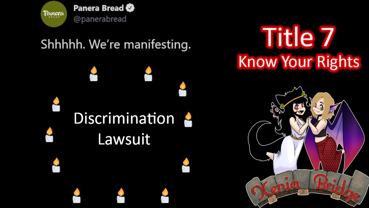 Aliakai's tweet photo. Tonight at 10 EST/7 PST @JenDragonQueen and I are going to cover the Panera Bread discrimination suit, Title 7, what retaliation is, and why this all matters. #boycottpanera #title7 https://t.co/bAO7bY128L