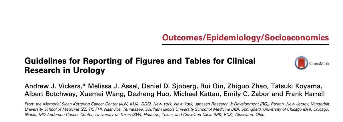Vickers and colleagues have published a great set of guidelines for making graphs and tables. The guidelines were written for researchers in urology, but are general enough to apply to most fields, basic and clinical.
auajournals.org/doi/pdf/10.109…
