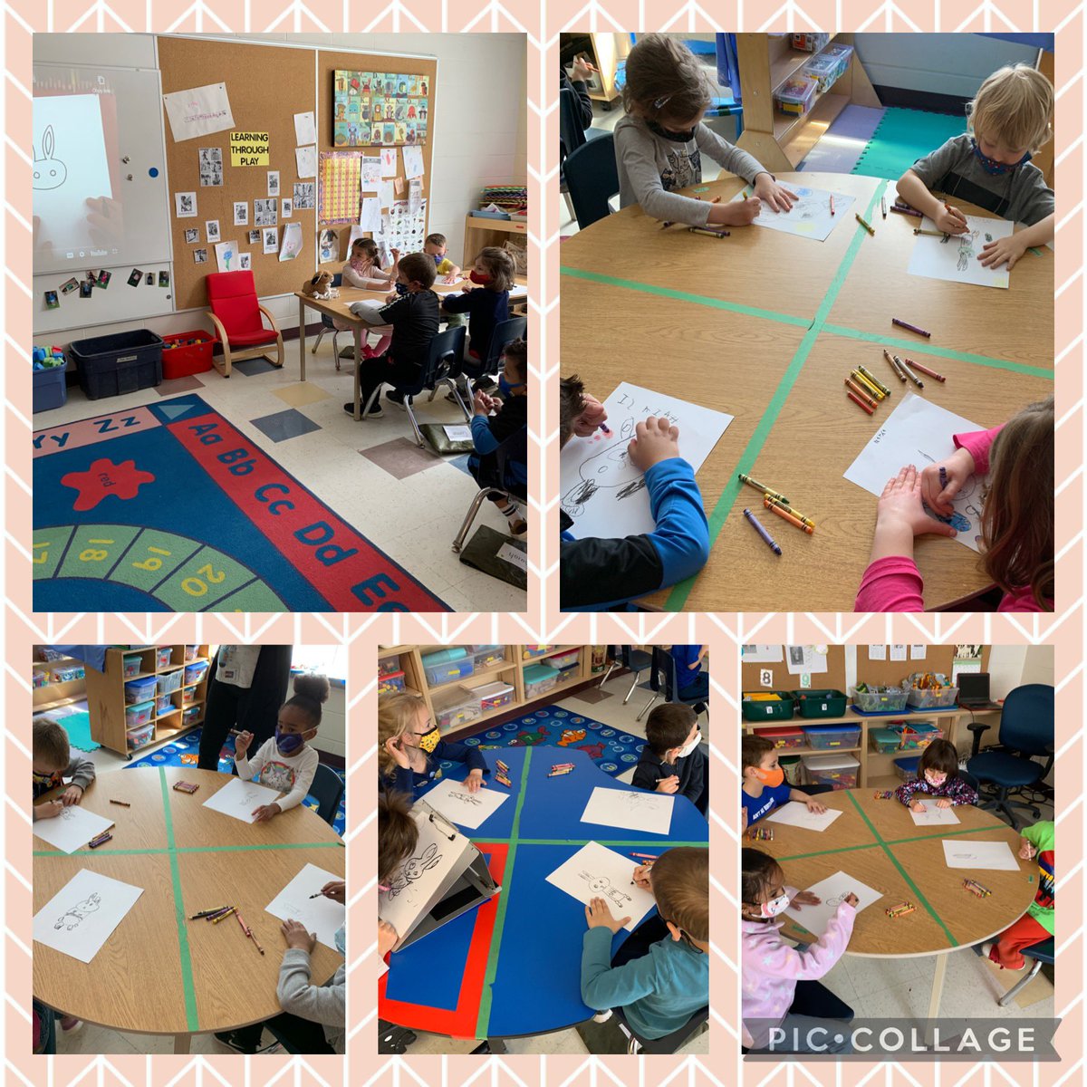 nolan_enolan's tweet photo. @ECESeagles thanks for organizing the Bunny Hunt. Our class had a great time with our Mama Bunny and her babies. https://t.co/2SVXX3kBsq