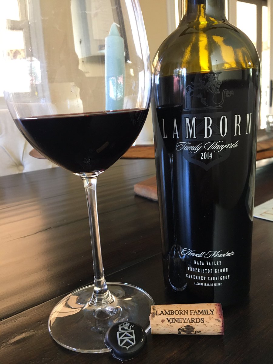 BartlettBacchus's tweet image. It’s patio and wine time. Going with this 2014 #Lamborn Cabernet. Happy #WineWednesday all! #NapaValley #HowellMountain