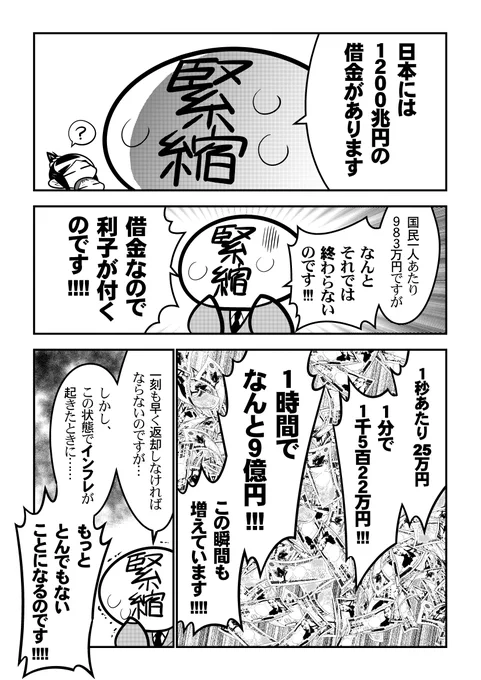 4月1日。日本は財政破綻します。 