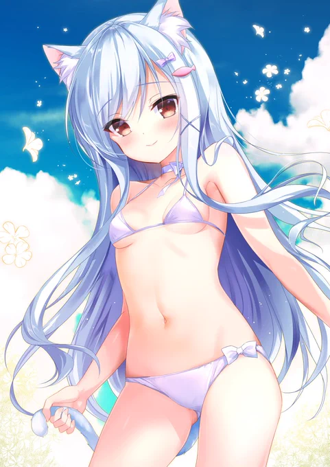 にゃんこちゃん高解像度R18 線画 ラフ  