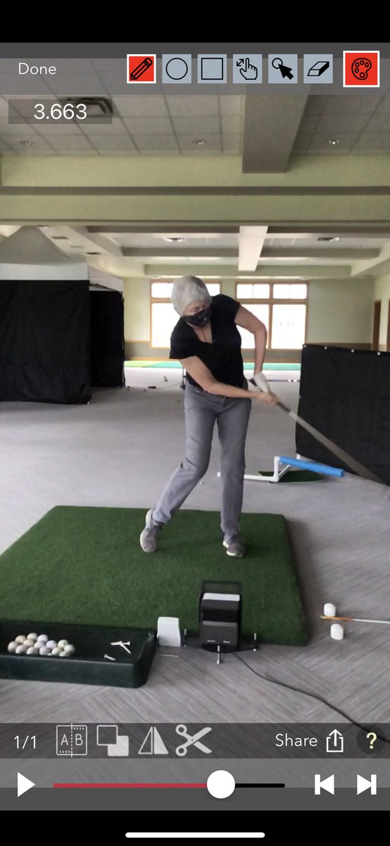 I’ve spent the entire offseason working on post-impact position. Here’s my progress. #GetGolfReady #Extension #TNML