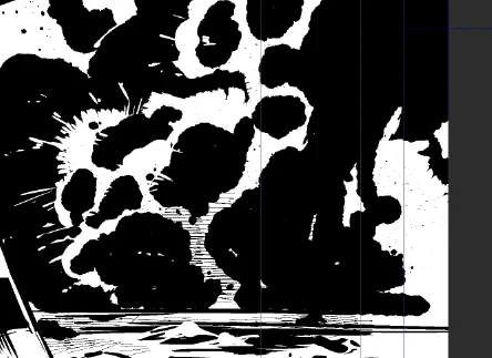 爆発シーン描くの楽しい 